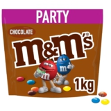 M&M’S Chocolate Großpackung Schokolade, Schokolinsen, Party-Mix (1 x 1kg)