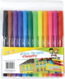 Gimboo Filzstifte / 12 Stück/Spitze 1 mm/Schulfilzstifte