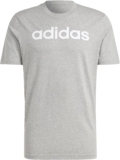 adidas, Linear, T-Shirt, Mittelgraues Heather,