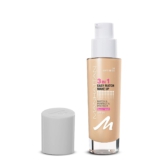 Manhattan 3in1 Easy Match Make-up, Flüssig Foundation für helle Haut mit LSF 20, Farbe Soft Beige 34, 1 x 30ml