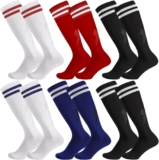 dusaniyali Kaisibum 6 Paar Fußballsocken Kinder 35-38