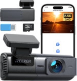 iZEEKER 2,5K Dashcam WiFi Dashkamera für Autos, Mini Auto Kamera 1440P Front Dashcam mit App-Unterstützung, 32GB Karte