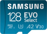 Samsung EVO Select (2024) microSD-Karte + SD-Adapter, 128 GB