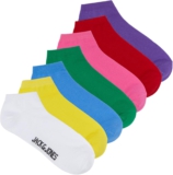 JACCOLORFUL SOLID SHORT SOCKS