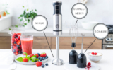 MasterChef Stabmixer Edelstahl 3 in 1,