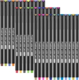 GOLDGE 36 Farben Filzstift Fineliner Stiften Filzstifte 0.4mm Spitze