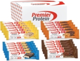 Premier Protein – High Protein Bar 50% – Multiflavourbox – 20x40g – Low Sugar – Low Carb – High Protein Bar