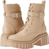 The Drop Plateau-Springerstiefel Koi mit Schnürung Damen Combat Boots