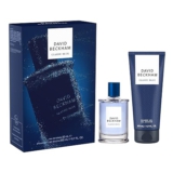 David Beckham Classic Blue Geschenkset, Eau de Toilette & Duschgel für Ihn, aromatisch-fruchtiger Duft für Männer,