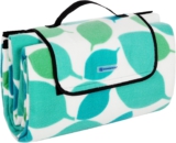 SONGMICS Picknickdecke, 200 x 200 cm, groß, Campingdecke, für Park, Garten, Strand