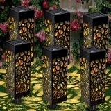 Chedin Solarlampen für Außen Garten,6 StüCk Wasserdicht Solarleuchten für Außen