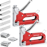 MAXPOWER 2 Stücke 3 in1 tackerpistole mit 3000 Stück Heftklammern