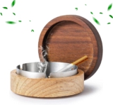 Aschenbecher für Draußen mit Deckel Geruchsdicht