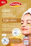 Schaebens Gold Hydrogel Augen-Pads, Anti-Age Effekt, reduziert Augenschatten und Schwellungen.
