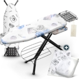 CASALIFE Bügelbrett mit Ärmelbrett 145x38cm