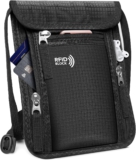 Cisivis Brusttasche mit RFID-Schutz, Unisex-Reisebrieftasche