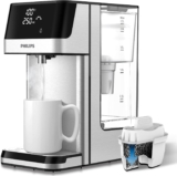 Philips Wasser Station, Spender für gefiltertes heißes Wasser, 2.2 L Fassungsvermögen, 6 Temperaturvoreinstellungen, Touchscreen