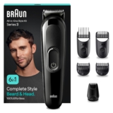 Braun All-In-One Bartpflege Bodygroomer Set, 6-in-1 Barttrimmer / Bartschneider, Trimmer/Haarschneider Herren