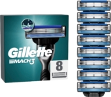 Gillette Mach3 Rasierklingen für Rasierer, 8 Ersatzklingen für Nassrasierer Herren mit 3-fach Klinge