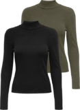 ONLY Damen Langarmshirt    2er Pack