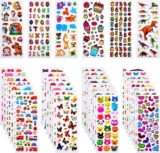 Habett 3D Aufkleber für Kinder & Kleinkinder, 920+ Geschwollen Stickers