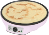 Bestron Crêpes Maker im Retro Design, für Crepes mit Ø 30 cm, inkl. Teigverteiler & Crêpes-Wender
