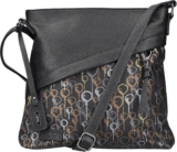 Rieker Damen H1040 Umhängetasche, Schwarz