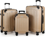 TAN.TOMI Koffer Set 3 Teilig Hartschale, Kofferset,