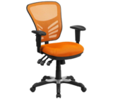 Flash Furniture Bürostuhl, Metall, orange, 69 x 65 x 112 cm