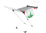 Vileda Soft Care X-Legs Wäscheständer für den Innenbereich, Grau/Weiß, 19 m