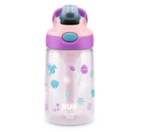 NUK By Contigo Easy Straw Cup | Trinkflasche mit Trinkhalm für Kinder