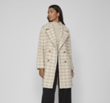 Vila Damen Vilunes L/S New Coat/Pb Kurzmantel