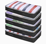 Unterbett Aufbewahrungsbox, BriLumin 5 Stück