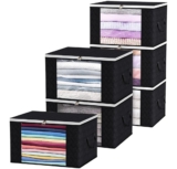 BriLumin Aufbewahrungsbox mit Deckel 6 Stück 90L