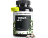Premium Multivitamin – 180 hochdosierte Komplex-Kapseln – wertvolle Vitamine A-Z