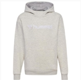 hummel Unisex Kinder Hmlmover Cotton Hoodie Kids Sweatshirt, Egret Melange, 176 EU