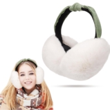 Lvefyti Damen Faltbare Plüsch Ohrenwärmer