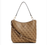 GUESS Damen Meridian Hobo, Schultertasche