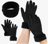 NAROSEBE Winterhandschuhe Damen Touchscreen Handschuhe Winter mit Fleece Thermo