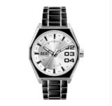 Diesel Scraper Herrenuhr, Quarzwerk mit Silikon-, Edelstahl- oder Lederarmband