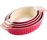 MALACASA, Serie Bake.Bake, 4 teilig Auflaufform Set