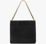 Miss Lulu Damen Handtasche Schultertasche, Modische PU-Leder