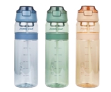 Pinnacle Wasserflasche mit Strohhalm, 3er-Pack