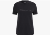 Tamaris Damen AALEN Rundhalsausschnitt Logo T-Shirt