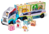 Melissa & Doug PAW Patrol ABC , Riesen-Lkw aus Holz mit Anhänger