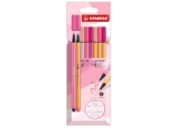 STABILO Premium-Filzstifte & Fineliner Pen 68 point 88 – Shades of Pink – 8er Pack