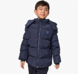 Urban Classics Jungen Jacke Boys Hooded Puffer Jacket, Winterjacke für Buben