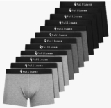 Fullluwaa Boxershorts Herren 12er Pack – Business Men Retroshorts Männer Trunks Baumwolle