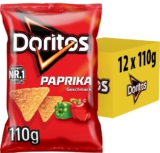 Doritos Paprika -Tortilla Nachos mit Paprika Geschmack -12×110g