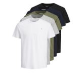 JACK & JONES Male T-Shirt Logo Rundhals T-Shirt